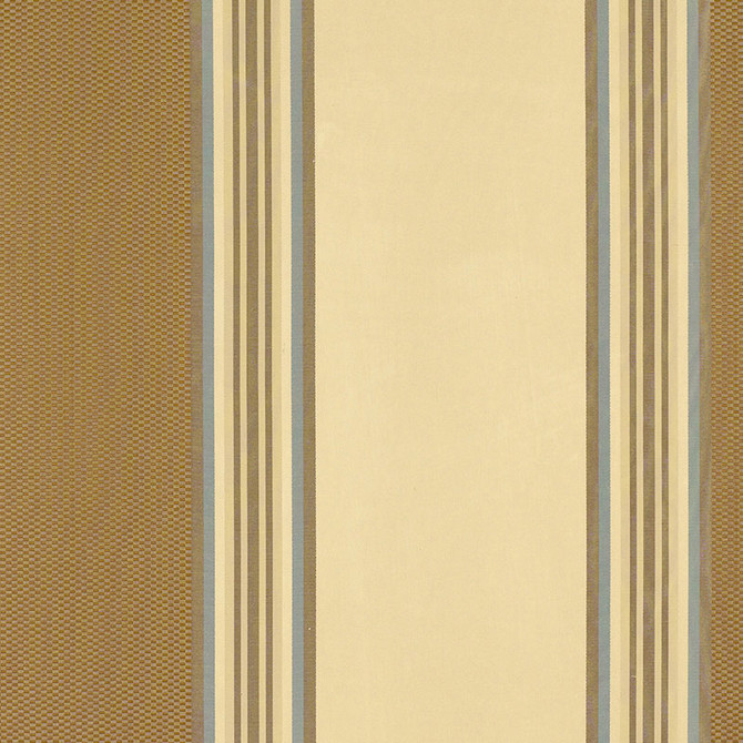Ava Silk Stripe Mocha 52370 by Schumacher Designer Fabric BEEKMAN SILKS (STRIPES) F06 See Sample INDIA NOT APPLICABLE </p><p>Repeat: Horizontal: 13 1/2" (34CM) and Vertical: - 54" WIDE (137CM) - Swanky Fabrics -