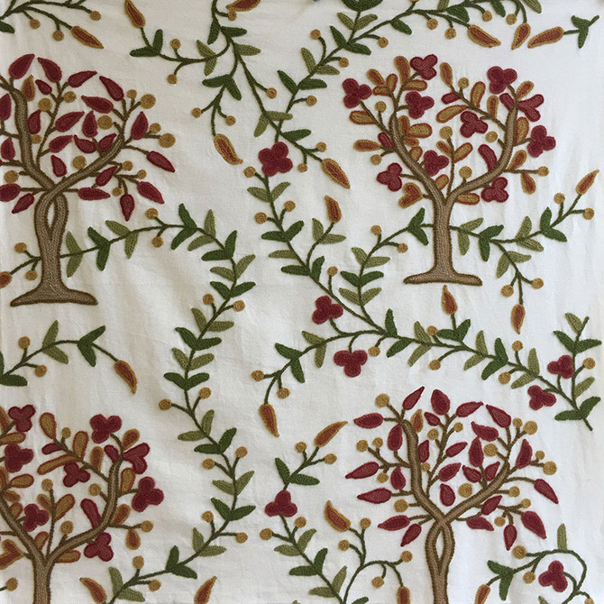 Highgrove Tree Crewel Mulberry 3415000 by Schumacher Fabric Schumacher Fabric Highgrove Tree Crewel Mulberry 3415000Fabric COTTON GROUND WOOL E 100% INDIA </p><p>Repeat: H: HORZ. 34" (86CM) , V: VERT. 29 1/2" (75CM) 51 - Fabric Carolina -