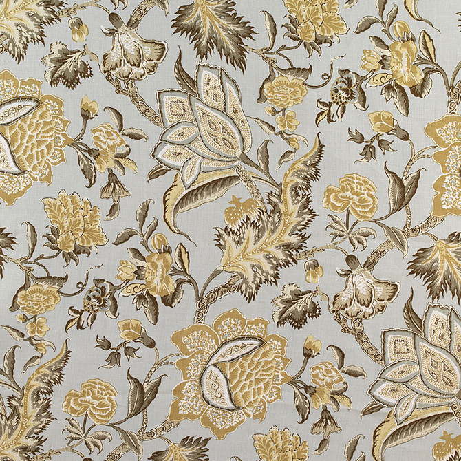 Ceylon Floral Vine Mineral 174342 by Schumacher Designer Fabric CLASSIC PRINTS LINEN 100% UNITED KINGDOM </p><p>Repeat: Horizontal: 18" (46CM) and Vertical: 36" (91CM) 54 - Swanky Fabrics -