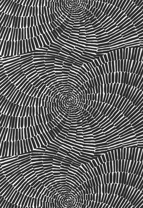 Sonriza Print Black 174243 by Schumacher Designer Fabric Trina-Turk 100% Acrylic Wyzenbeek 15,000 Horizontal: 52 and Vertical: 18 52 - Swanky Fabrics -