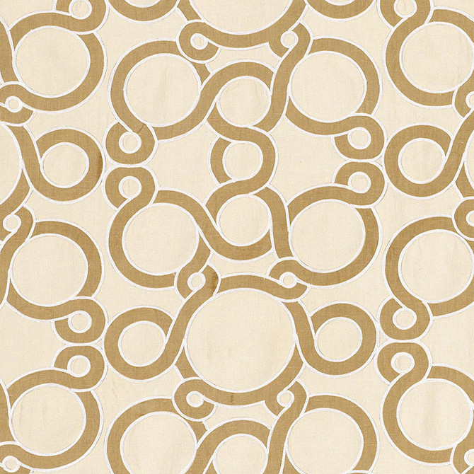 Conundrum Biscuit 174171 by Schumacher Designer Fabric CELERIE KEMBLE COTTON 31% LINEN 47% INDIA </p><p>Repeat: Horizontal: 13 3/8" (34CM) and Vertical: 17 1/8" (43CM) 53.25 - Swanky Fabrics -