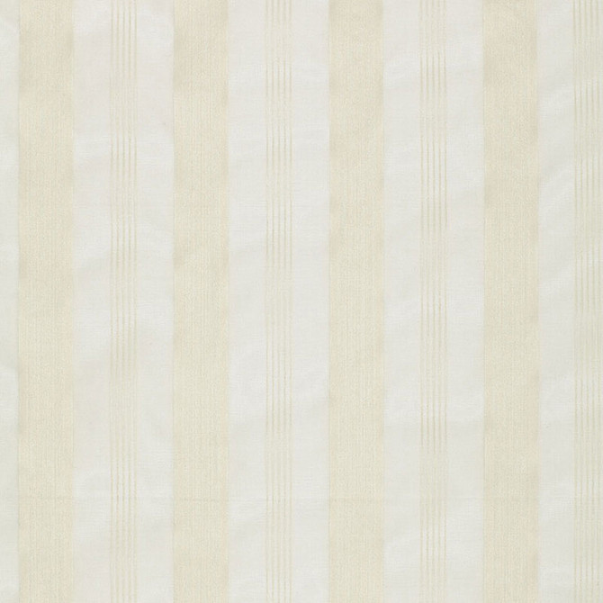Chantal Striped Sheer Ivory 12420 by Schumacher Designer Fabric PERENNIAL FAVORITES SILK 100% INDIA </p><p>Repeat: Horizontal: 3 1/2" (9CM) and Vertical: 54 - Swanky Fabrics -