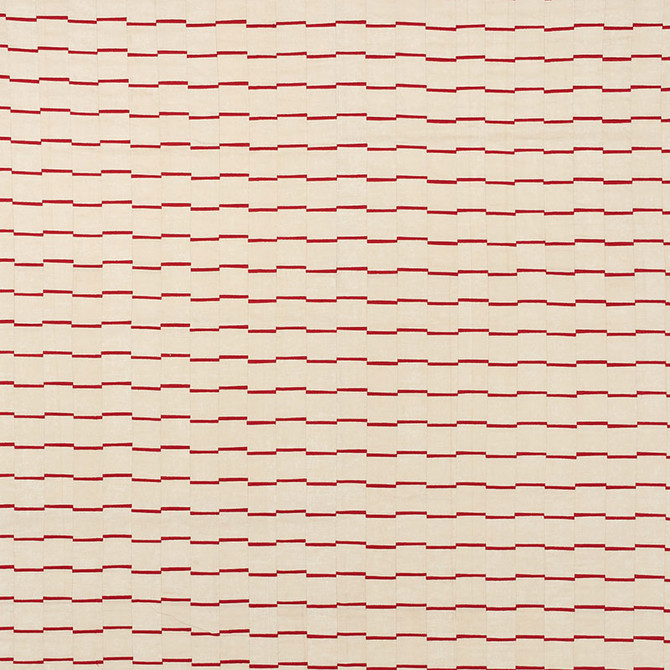 Lines Red 71212 by Schumacher Fabric Schumacher Fabric Lines Red 71212Fabric LINEN 45% INDIA </p><p>Repeat: H: HORZ. 4 1/2" (11CM) , V: VERT. 2 3/8" (6CM) 53 - Fabric Carolina -