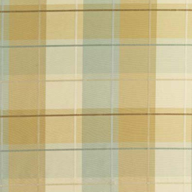 Coin Silk Plaid Aqua 63361 by Schumacher Designer Fabric Chroma 9.0" - Swanky Fabrics -