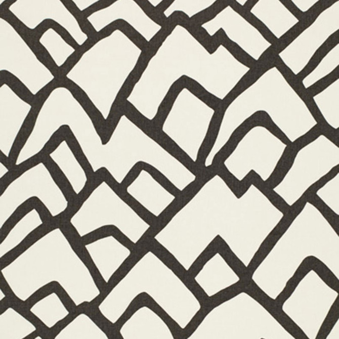 Zimba Charcoal 2644330 by Schumacher Designer Fabric GOOD VIBRATIONS See Sample UNITED STATES OF AMERICA - </p><p>Repeat: Horizontal: 27" (69CM) and Vertical: 32" (81CM) 54" WIDE (137CM) - Swanky Fabrics -