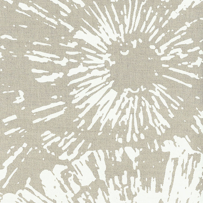 Fireworks Frosted Natural 173993 by Schumacher Designer Fabric GOOD VIBRATIONS See Sample UNITED STATES OF AMERICA . </p><p>Repeat: Horizontal: 13 1/4" (34CM) and Vertical: 27 3/8" (70CM) 57" WIDE (145CM) - Swanky Fabrics -