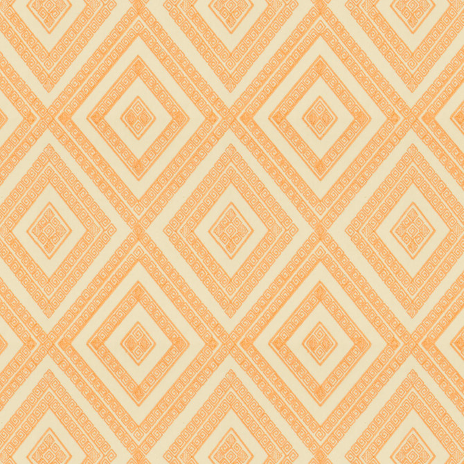 Intarsia 3 Melon by Stout Fabric Stout Fabric Intarsia 3 MelonFabric RAINBOW LIBRARY SUNSET/SPICE INDIA </p><p>Repeat: H: 10.375, V: 12.875 51.87 in - Fabric Carolina -