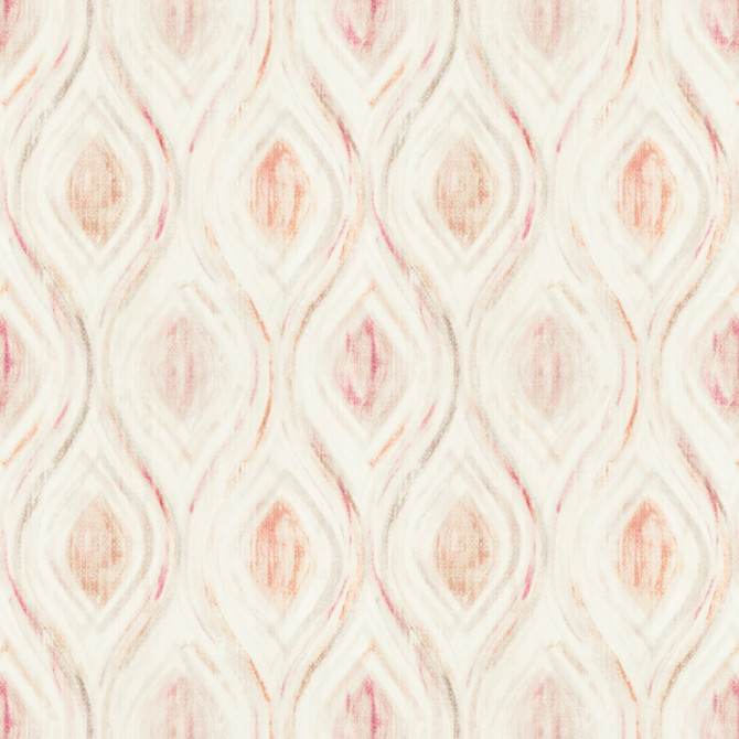 Rissana 1 Rosewood by Stout Designer Fabric Rainbow Library Blush/Sorbet 100% Cotton INDIA CATB 117-2013 WYZENBEEK 10 000 DOUBLE RUB WEAR TEST (MEDIUM DUTY) Horizontal: 13.75 and Vertical: 13.5 54 in - Swanky Fabrics -