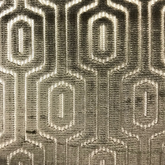 Hypnotize 2 Taupe by Stout Designer Fabric Right On Trend Cut Velvets 53% Polyester 47% Spun Viscose INDIA WYZENBEEK 12 000 DOUBLE RUB WEAR TEST (MEDIUM DUTY) Horizontal: 2.25 and Vertical: 3.75 54 in - Swanky Fabrics -