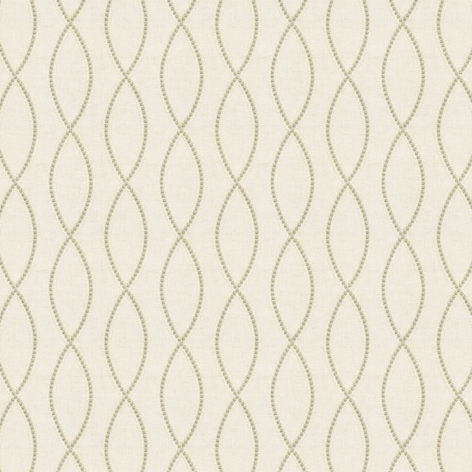 Calgary 1 Sandstone by Stout Designer Fabric Color My Window Oatmeal/Parchment 50% Cotton 50% Polyester Polyester Embroidery INDIA FLAME RETARDANT-U.F.A.C. CLASS 1 (OR A) Horizontal: 8.375 and Vertical: 6.125 52 in - Swanky Fabrics -