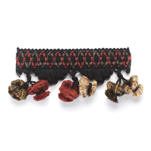 Eastwood 4 Ebony by Stout Designer Trim MONACO TRIM 100%SVI CHINA Horizontal: 0 and Vertical: 0 2.25 in - Swanky Fabrics -