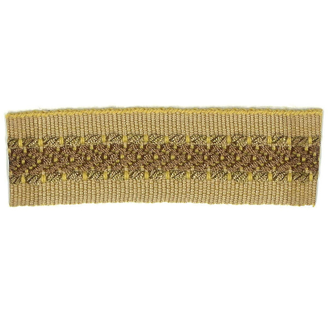 Potter 29 Fawn by Stout Designer Trim ART OF DESIGN TRIM-2 TAPES 100%SVI CHINA </p><p>Repeat: 0 1 in - Swanky Fabrics -