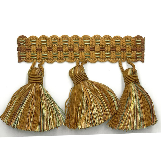 Sponsor 37 Nutmeg by Stout Designer Trim Art Of Design Trim-2 Tassel Fringe 100% Spun Viscose CHINA Horizontal: 0 and Vertical: 0 3 in - Swanky Fabrics -