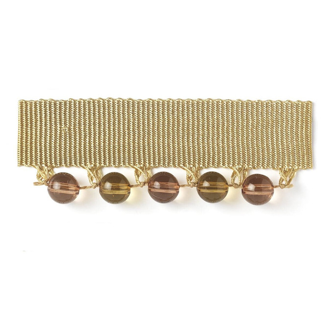 Deciblle 4 Tarragon by Stout Designer Trim Mystique Trim 100% Spun Viscose CHINA Horizontal: 0 and Vertical: 0 0.88 in - Swanky Fabrics -