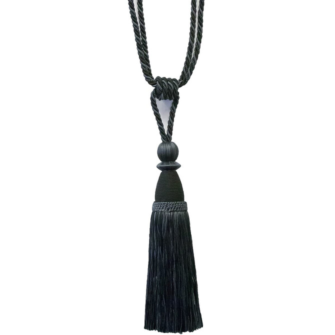 Alhambra 9 Ebony by Stout Trim Stout Trim Alhambra 9 EbonyTrim ART OF DESIGN TRIM-2 TASSEL FRINGE 85%SVI 15%COT CHINA </p><p>Repeat: H: 0.000, V: 0.000 12 in - Fabric Carolina -
