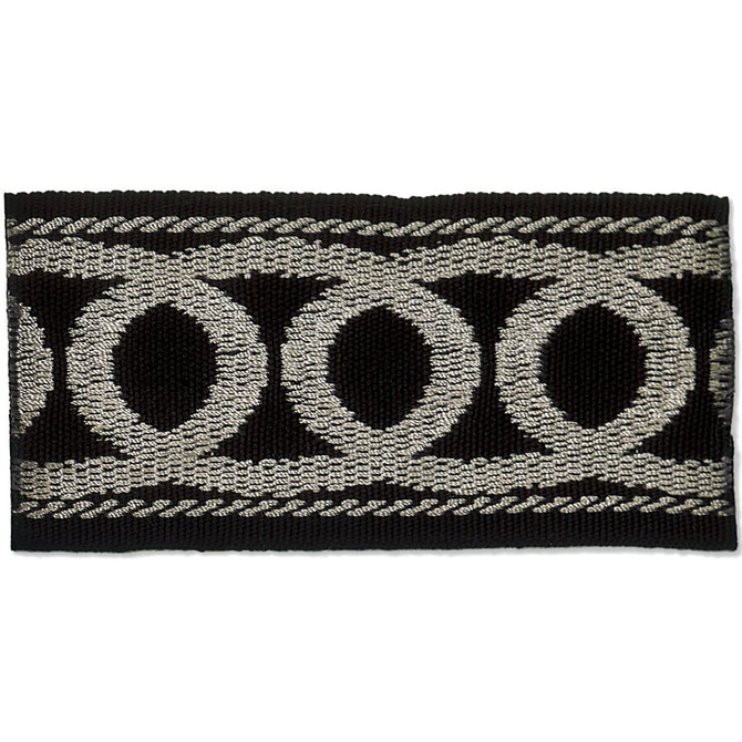 Improvise 5 Coal by Stout Designer Trim HARMONY TRIM 57%POL 43%SVI CHINA </p><p>Repeat: 0 2 in - Swanky Fabrics -