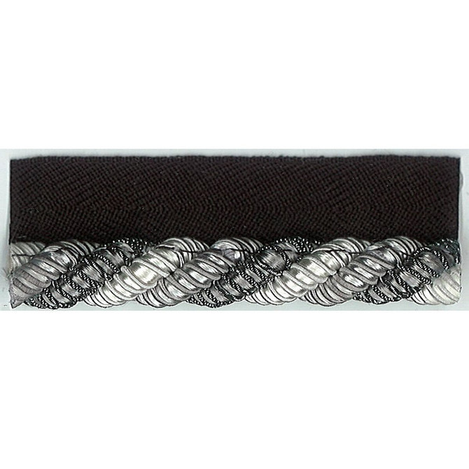 Essay 1 Silver by Stout Designer Trim Just Cords 62% Cotton 32% Spun Viscose 6% Metallic CHINA Horizontal: 0 and Vertical: 0 0.38 in - Swanky Fabrics -