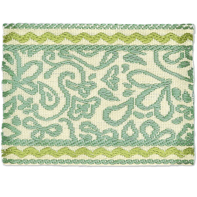 Playful 6 Spa by Stout Trim Stout Trim Playful 6 SpaTrim HARMONY TRIM CHINA </p><p>Repeat: H: 0.000, V: 0.000 3 in - Fabric Carolina -