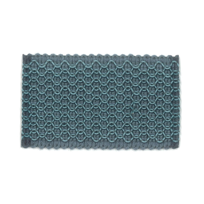 Laminia 7 Lake by Stout Designer Trim NEW WORLD TRIM VOLUME II 60%SVI 16%POL 15%COT 9%NYL CHINA Horizontal: 0 and Vertical: 0 2.13 in - Swanky Fabrics -