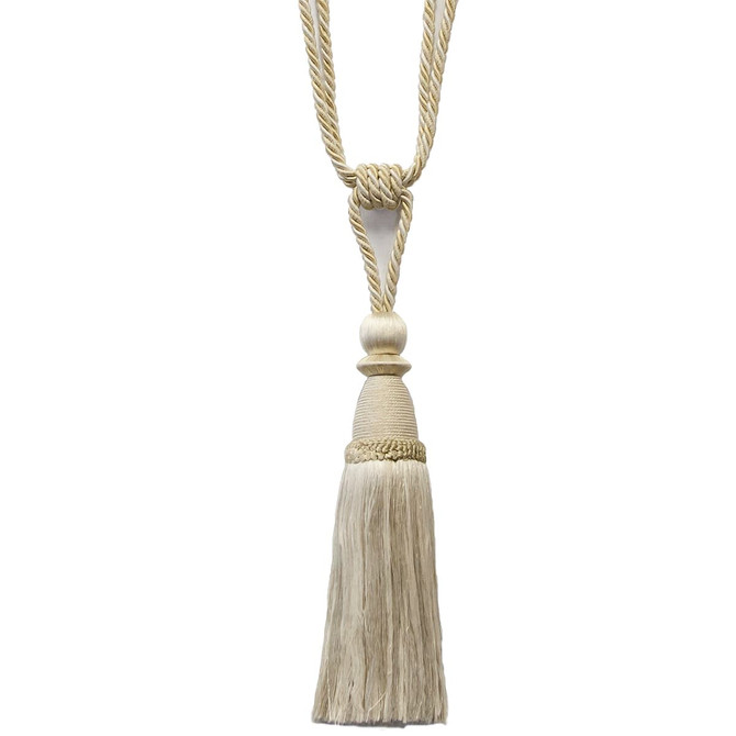 Alhambra 31 Ivory by Stout Designer Trim ART OF DESIGN TRIM-2 TASSEL FRINGE 85%SVI 15%COT CHINA Horizontal: 0 and Vertical: 0 12 in - Swanky Fabrics -