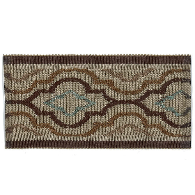 Synergy 3 Moonstone by Stout Designer Trim ACCENTS TAPES & BORDERS 83%SVI 17%POL CHINA Horizontal: 2.500 and Vertical: 0.000 2 in - Swanky Fabrics -