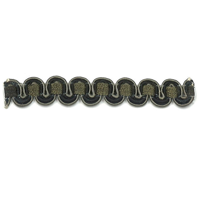 Lexington 36 Carbon by Stout Designer Trim ART OF DESIGN TRIM-2 TAPES 100%SVI CHINA Horizontal: 0 and Vertical: 0 0.38 in - Swanky Fabrics -