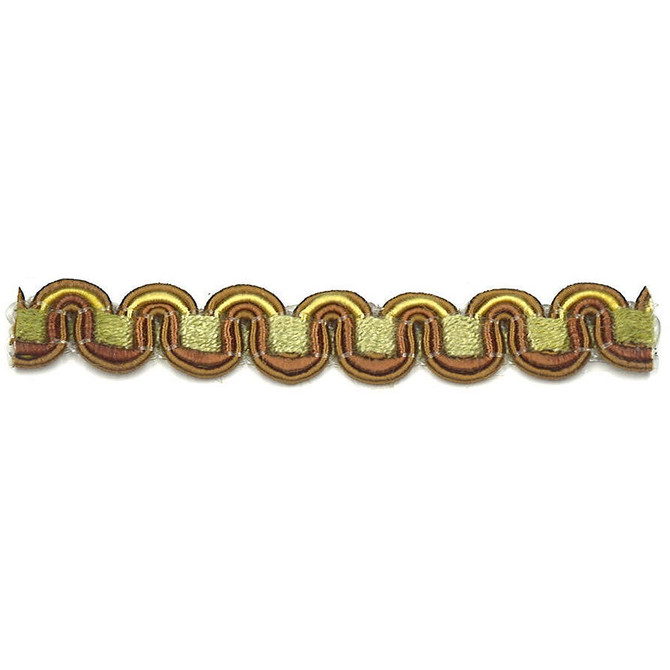 Lexington 37 Nutmeg by Stout Designer Trim ART OF DESIGN TRIM-2 TAPES 100%SVI CHINA Horizontal: 0.000 and Vertical: 0.000 0.38 in - Swanky Fabrics -