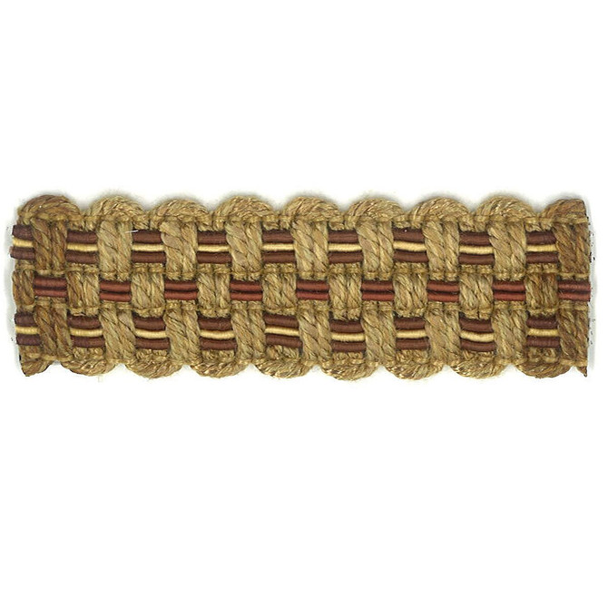 Adapt 33 Rosewood by Stout Designer Trim Art Of Design Trim-2 Tapes 100% Spun Viscose CHINA Horizontal: 0 and Vertical: 0 0.88 in - Swanky Fabrics -