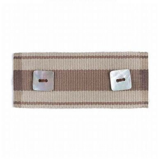 Manfred 9 Driftwood by Stout Designer Trim INSPIRATIONS TRIM 95%SVI 5%POL CHINA Horizontal: 0 and Vertical: 0 1.5 in - Swanky Fabrics -