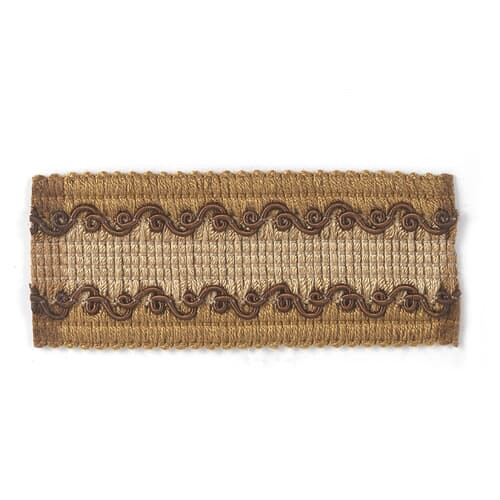 Chadwick 2 Sesame by Stout Designer Trim PETITE EXPRESSIONS TRIM 78%SVI 12%POL 10%COT CHINA Horizontal: 0 and Vertical: 0 1.5 in - Swanky Fabrics -