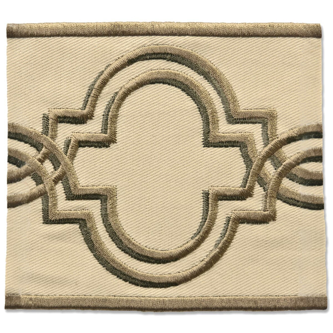 Cannes 1 Tawny by Stout Designer Trim NEW WORLD TAPES & BORDERS 65%COT 35%SVI CHINA Horizontal: 4 and Vertical: 0 3.38 in - Swanky Fabrics -