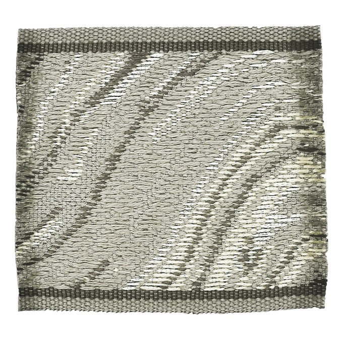 Sheba 6 Grey by Stout Designer Trim Moondust Trim 61% Spun Viscose 39% Linen CHINA Horizontal: 0 and Vertical: 0 3 in - Swanky Fabrics -