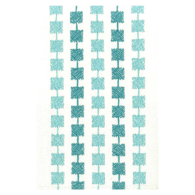 Facets 5 Caribbean by Stout Designer Trim Illumination Trim 100% Cotton 100% SVT INDIA Horizontal: 0.25 and Vertical: 0 4 in - Swanky Fabrics -