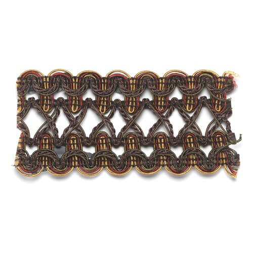 Brandon 2 Meadow by Stout Designer Trim MONACO TRIM 100%SVI CHINA </p><p>Repeat: 0 1.75 in - Swanky Fabrics -