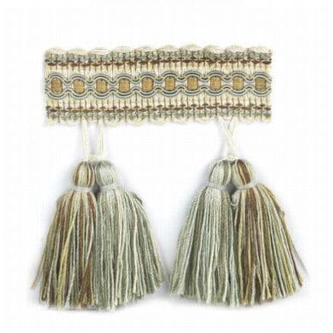 Nocturne 4 Shoreline by Stout Designer Trim DIMENSIONS TRIM 100%SVI CHINA Horizontal: 0 and Vertical: 0 4 in - Swanky Fabrics -