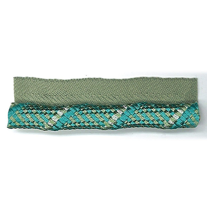 Marlo 3 Lagoon by Stout Designer Trim Just Cords 66% Cotton 32% Spun Viscose 2% Nylon CHINA Horizontal: 0 and Vertical: 0 0.38 in - Swanky Fabrics -