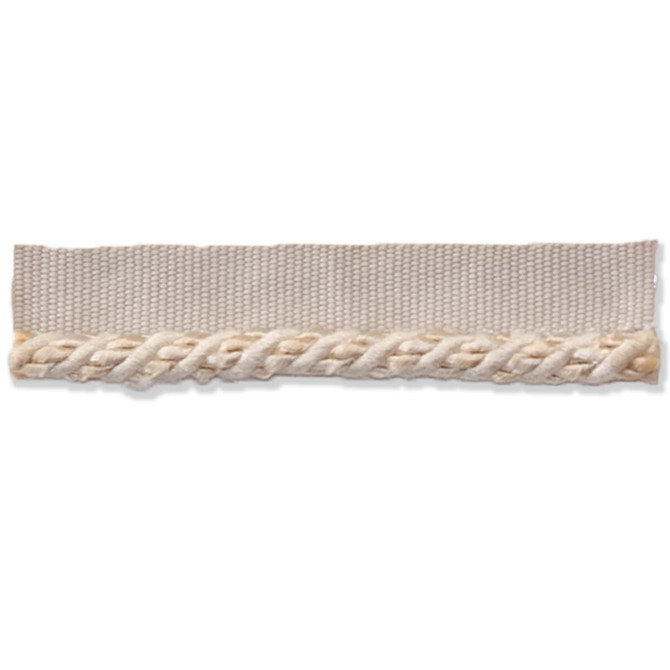 Cristabel 6 Vanilla by Stout Designer Trim Art Of Design Trim-2 Cords 53% Cotton 47% Spun Viscose CHINA Horizontal: 0 and Vertical: 0 0.25 in - Swanky Fabrics -