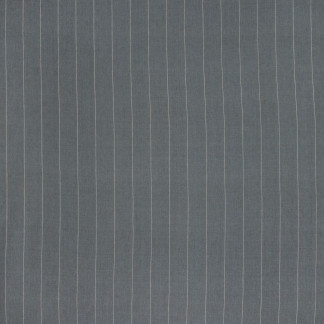 Bluesy Stripe Slate by Carole Designer Fabric In Tune 100% Cotton India Passes 15,000 Double Rubs Wyzenbeek Horizontal: None and Vertical: 2 3/8" H 54" - Swanky Fabrics -