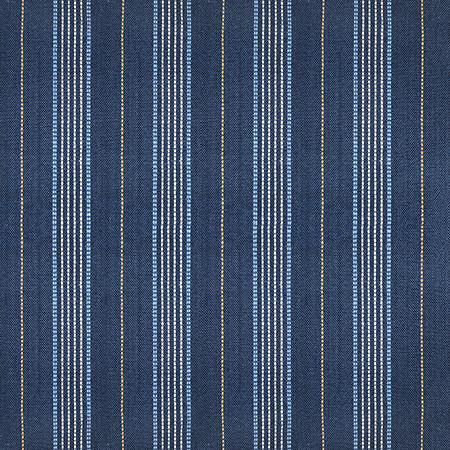 Stage Lights Cobalt by Carole Designer Fabric In Tune 100% Cotton India 3" H 54" - Swanky Fabrics -