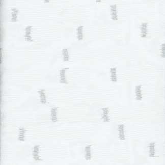 Time Jump Silver by Carole Designer Fabric Sheer Genius 100% Polyester Turkey N/A Horizontal: 11 7/8" and Vertical: 6 3/4" V 60" - Swanky Fabrics -