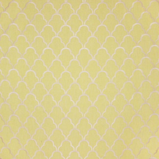 Cloud Nine Saffron by Carole Designer Fabric Tiger's Eye 50% Polyester, 35% Viscose, 15% Linen China N/A Horizontal: 4 1/2" and Vertical: 5 1/2" V 50" - Swanky Fabrics -