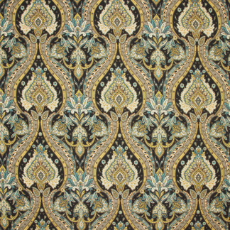 Timber Bluff Blackbird by Carole Designer Fabric Refined Beauty 100% Cotton-SSR South Korea Passes 15,000 Double Rubs Wyzenbeek Horizontal: 13 1/2" and Vertical: 13 1/4" 54" - Swanky Fabrics -