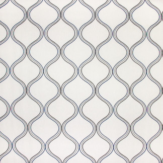 Forever Young Nautic by Carole Designer Fabric Looking Glass 69% Polyester, 23% Cotton, 8% Linen INDIA N/A Horizontal: 8 1/2" and Vertical: 9 1/2" V 52" - Swanky Fabrics -