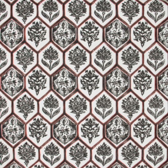 Be Merry Rust by Carole Designer Fabric Mulberry Sangria 100% Cotton India Passes 25,000 Circular Rubs Martindale 12 1/4" V, 13 1/2" H 54" - Swanky Fabrics -
