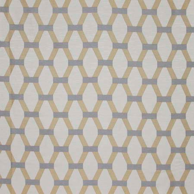 Gauntlet Metal by Carole Designer Fabric Golden Sunrise,Modern Edge 55% Polyester, 28% Cotton, 17% Viscose India Passes 36,000 Double Rubs Wyzenbeek 6 1/4" V, 10 5/8" H 55" - Swanky Fabrics -