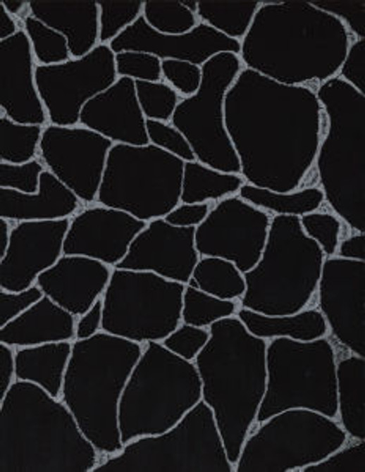 Darwin Noir 947 by Norbar Designer Fabric VELVET 100% POLYESTER CHINA 15 1/4"V 26 3/4"H 58 - Swanky Fabrics -