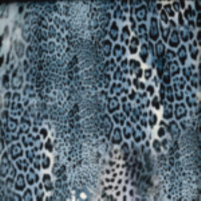 Farr Blue 04 by Norbar Designer Fabric EXOTIC 95% POLYESTER / 5% COTTON SPAIN 25 1/4"V - 26 1/2"H 55 - Swanky Fabrics -