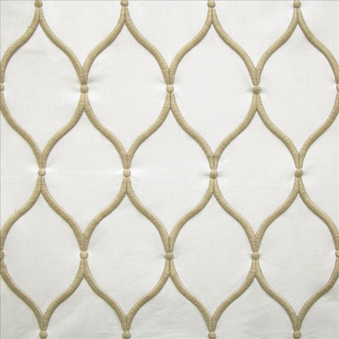 Ashbury Ogee Ivory by Kasmir Designer Fabric 1457 55% Cotton
40% Polyester
5% Linen
 INDIA </p><p>Repeat: Horizontal: 4 inches and Vertical: 7 6/8 inches 54 - Swanky Fabrics -