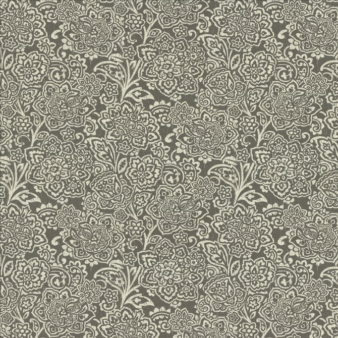 Castle Garden Anthracite by Kasmir Designer Fabric 1451 90% Cotton
10% Polyester
 FRANCE </p><p>Repeat: Horizontal: 26 4/8 inches and Vertical: 24 2/8 inches 61 - Swanky Fabrics -