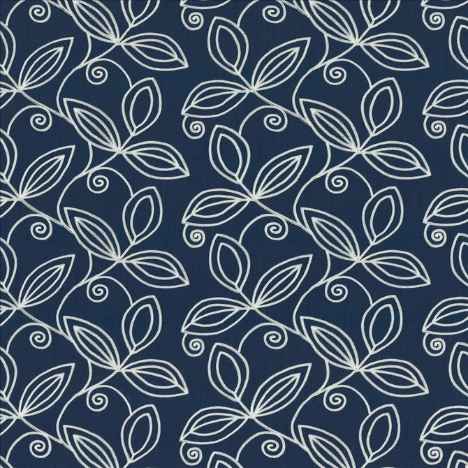 Countryside Indigo by Kasmir Designer Fabric See sample 100% Polyester
 INDIA Not Tested </p><p>Repeat: Horizontal: 18 inches and Vertical: 9 4/8 inches 54 - Swanky Fabrics -